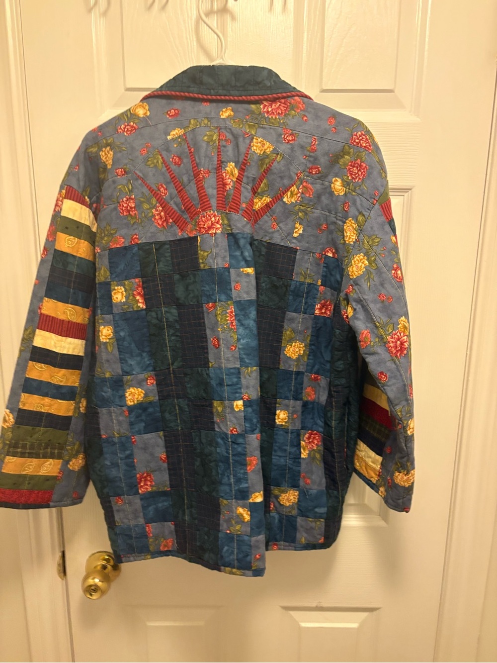 Quilted Patchwork Jacket - Multicolor - Picture 11 of 11